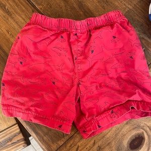 Carters Shark Shorts 2T